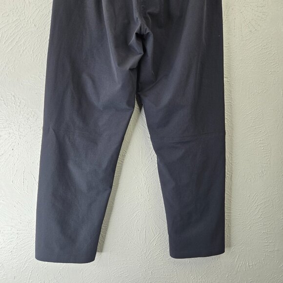 Outdoor Voices RecTreck Athletic Pant M Black Nylon Pull On Workout Straight Leg - Picture 10 of 12